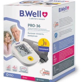 فشارسنج دیجیتال سخنگو بی ول مدل پرو36 (B.Well-Pro36)