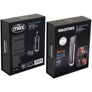 موزن گوش و بینی شارژی پرومکس (PROMAX) مدل ۳۴۲۲U