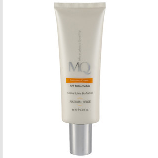 کرم ضد آفتاب ام کیو رنگ بژ طبیعی بایوتچ ضد لک (MQ SPF50)