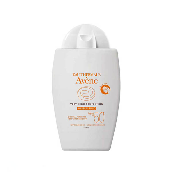 فلوئید ضدآفتاب بی رنگ اون avene مینرال محافظ بسیار بالا SPF50