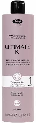 شامپو احیاگر برند لیزاپ مدل Ultimate K Step 1 حجم 500 میلی لیتر