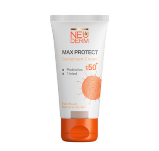 کرم ضد آفتاب رنگی نئودرم مدل Neuderm Max Protect پوست نرمال و خشک