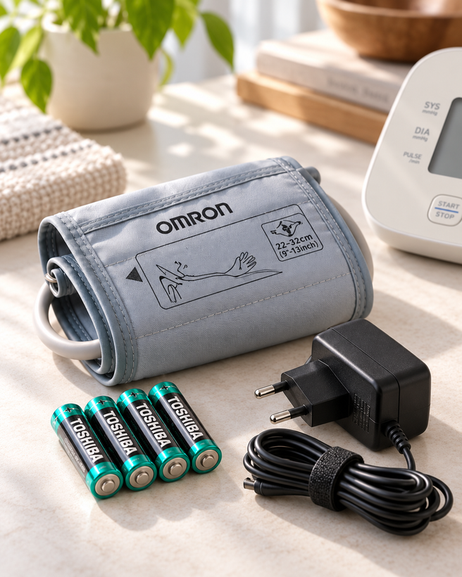 فشارسنج دیجیتال امرن ام1 با آداپتور (Omron M1 basic)