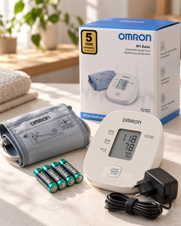 فشارسنج دیجیتال امرن ام1 با آداپتور (Omron M1 basic)